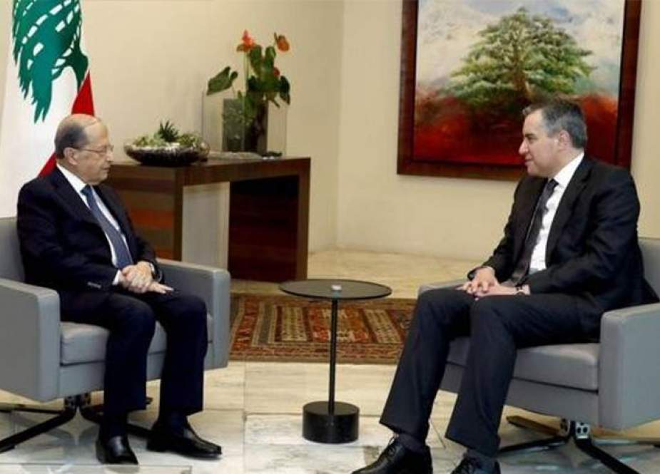 اديب يبحث مع الرئيس اللبناني امكانية تشكيل الحكومة