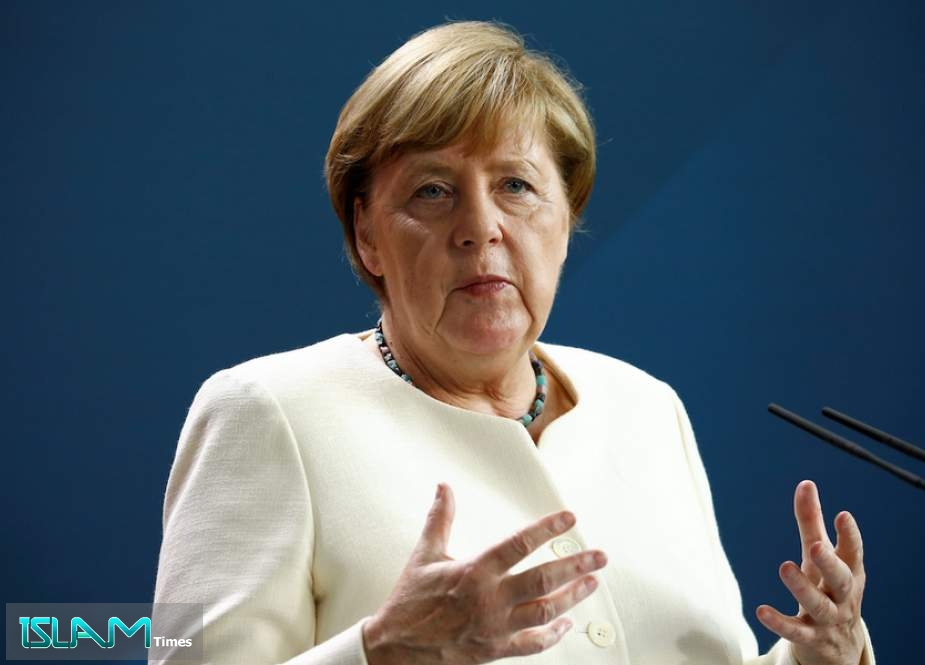 After the virtual meeting with Chinese President Xi on September 14, Germany Chancellor Angela Merkel held a video press conference with the president of the European Council and the president of the European Commission at the Chancellery. Photo: AFP / Michele Tantussi