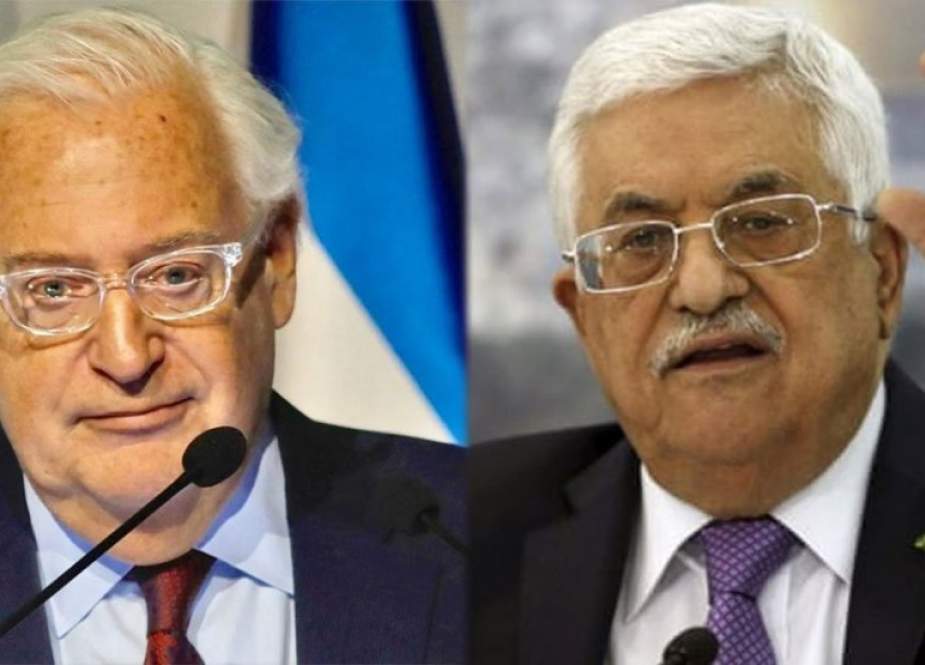 امریکا محمود عباس کو ہٹانے پر غور کر رہا ہے، ڈیوڈ فرائڈ مین