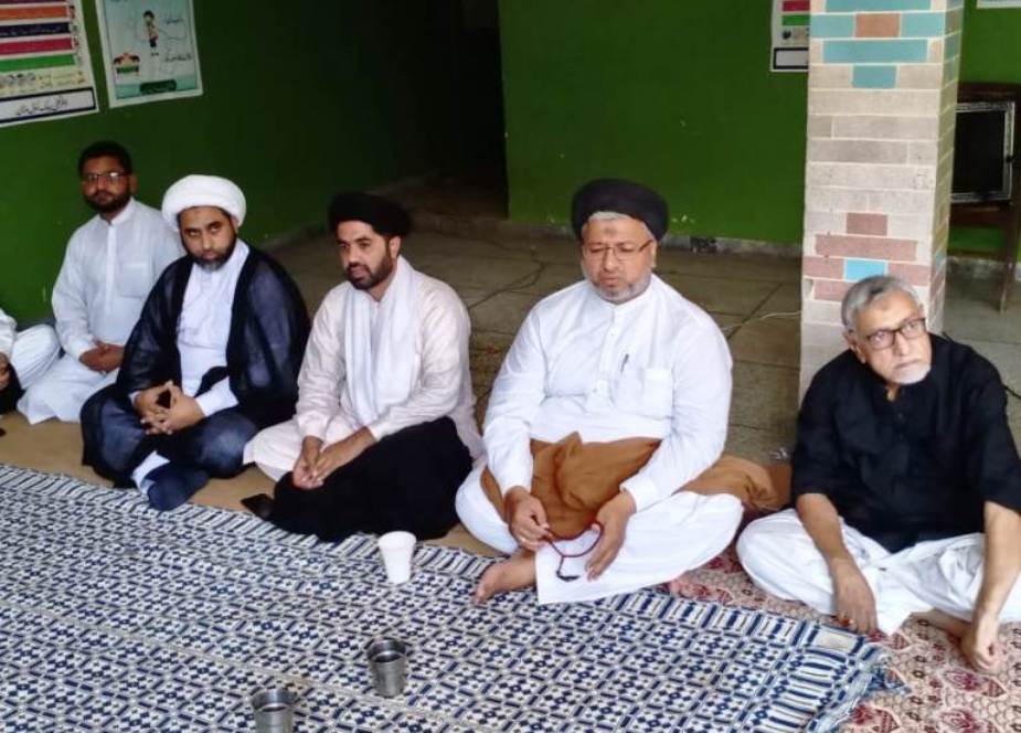 شیعہ علماء کونسل جنوبی پنجاب کا صوبائی صدر علامہ موسی رضا جسکانی کی زیرصدارت امام بارگاہ زینبیہ سوتری وٹ میں اجلاس 
