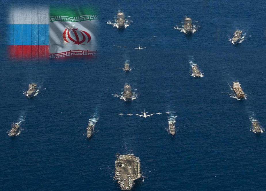 Rusiyada 80 minlik təlim: İran hərbi gəmiləri də gəldi...