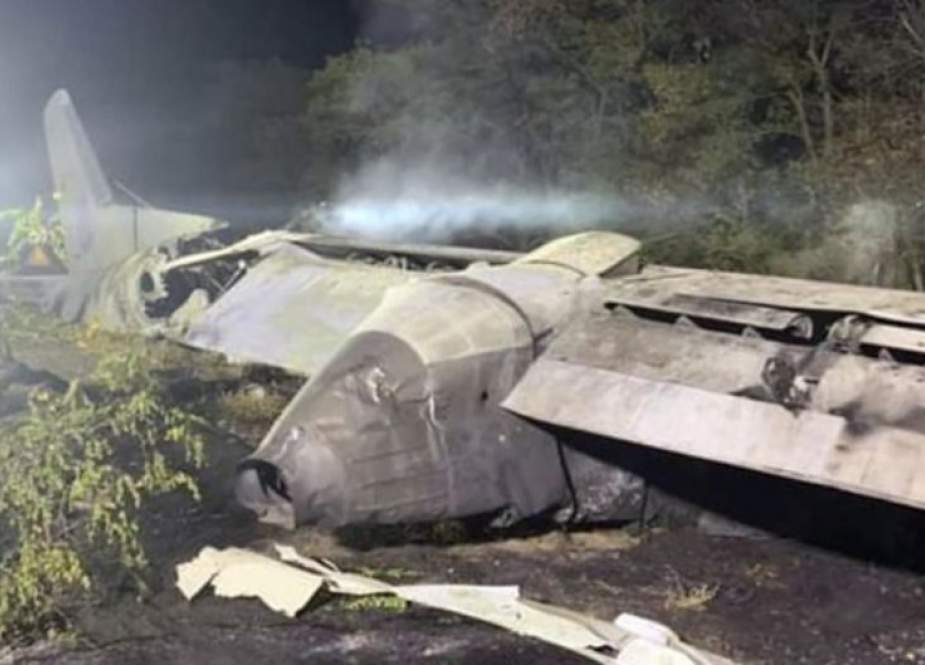 یوکرائن میں فوجی طیارہ گر کر تباہ، 25 ہلاک
