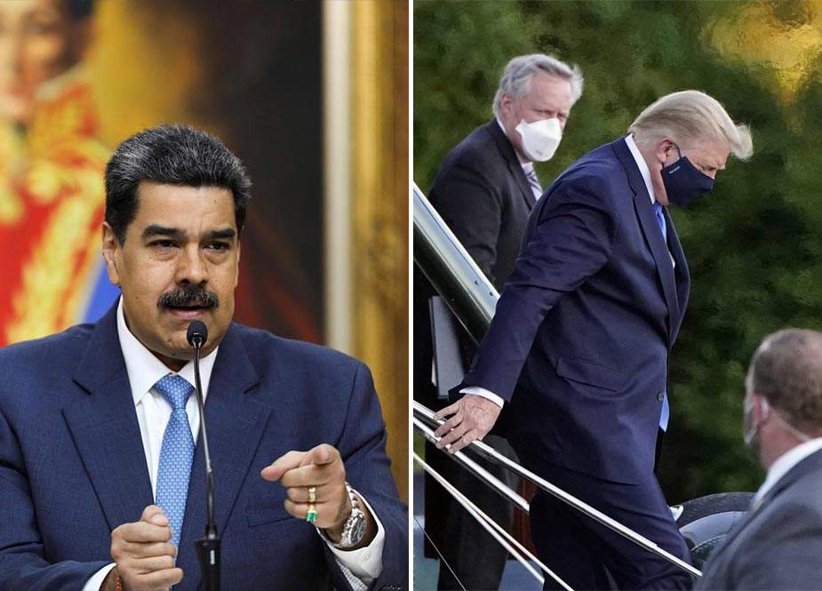 Maduro Trampı Venesuelanın düşməni adlandırsa da, tezliklə sağalmasını arzu edib