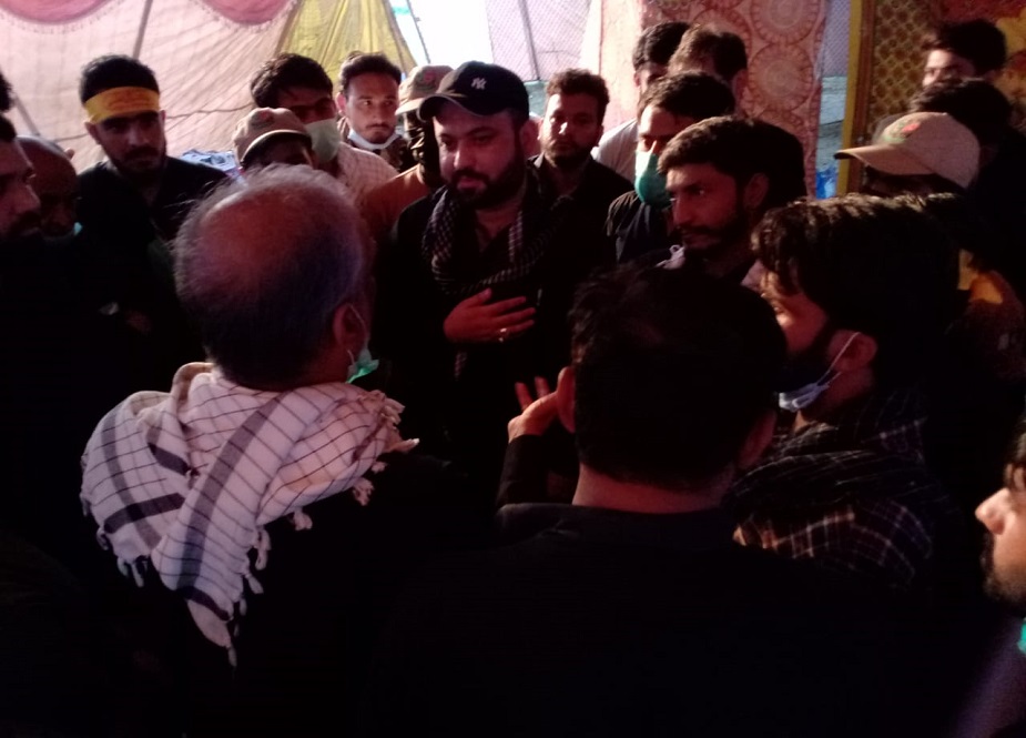 اسلام آباد، مرکزی صدر آئی ایس او کی تحریک بیداری کے کیمپ میں آمد کی تصاویر
