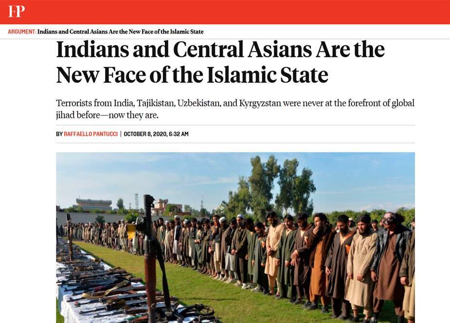 داعش اور بھارتی روابط دنیا کے سامنے آگئے، امریکی جریدے کے تہلکہ خیز انکشافات