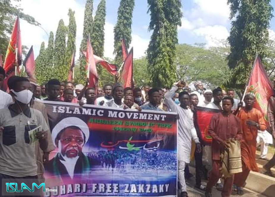 ادامه ی تجمعات مردمی در نیجریه برای آزادی فوری شیخ زکزاکی و همسرش