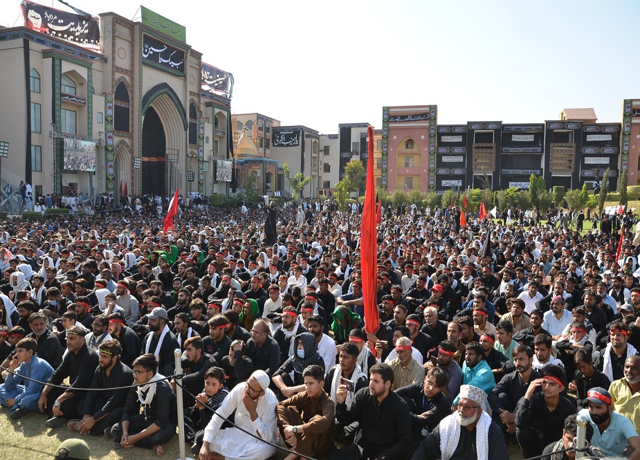 لاہور، عروۃ الوثقیٰ لاہور میں اربعین حسینیؑ سے غیر مسلم رہنماوں کے خطاب کی تصاویر