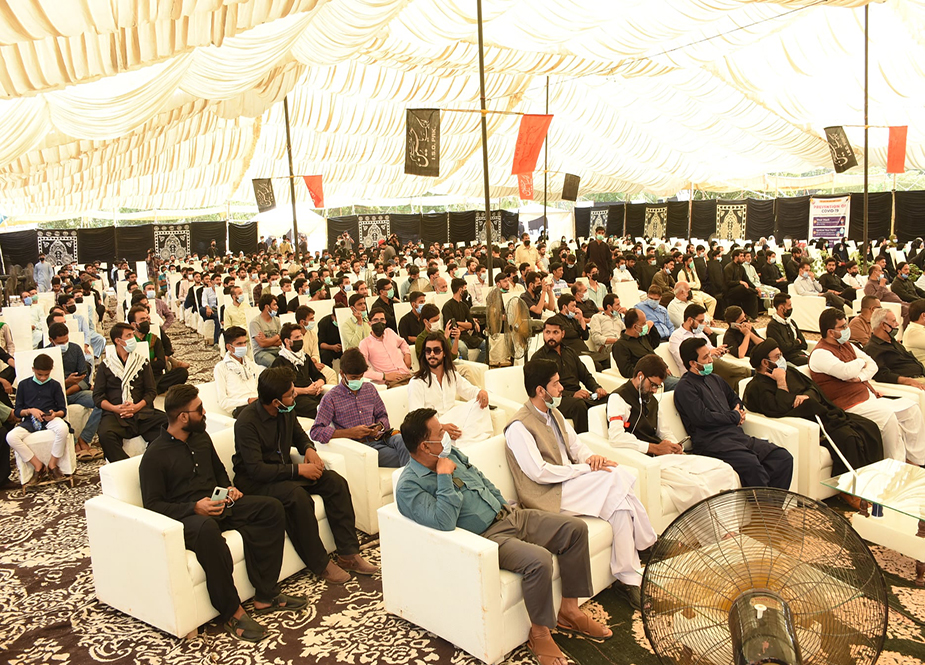 جامعہ کراچی میں عظیم الشان یوم حسین (ع)، بڑی تعداد میں طلباء اور اساتذہ کی شرکت