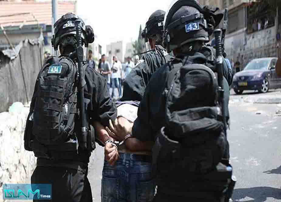 غاصب صیہونی رژیم کے ہاتھوں گذشتہ 1 ماہ میں 32 خواتین و بچوں سمیت 341 فلسطینی گرفتار