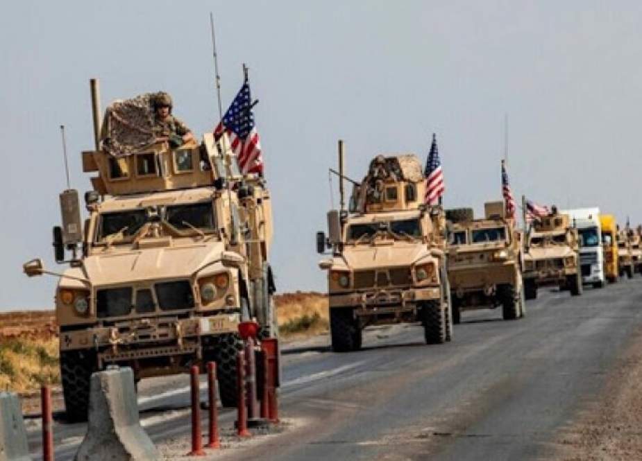 دخول قافلة عسكرية امريكية الى الحسكة من العراق