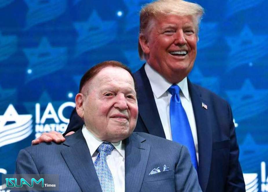 Zionist Sheldon Adelson Injects $75 Million into Flagging Trump Campaign
