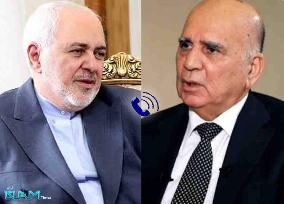 ایرانی و عراقی وزرائے خارجہ کے درمیان ٹیلیفونک گفتگو