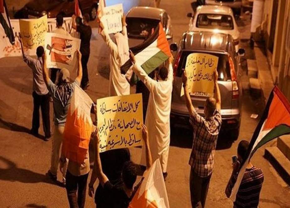 مردم بحرین در اعتراض به توافق سازش با اسرائیل تظاهرات کردند