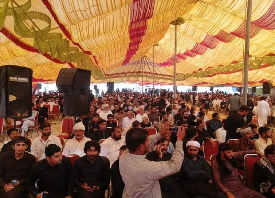 ہیلاں، چہلم شہید علمدار حسین جعفری کے اجتماع کی تصاویر