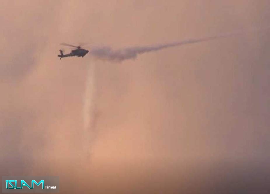‘Israeli’ Warplanes, Helicopters Bomb Gaza