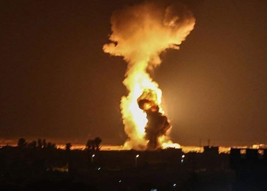 اسرائیلی جنگی طیاروں کے غزہ پر فضائی حملے، کئی عمارتیں تباہ