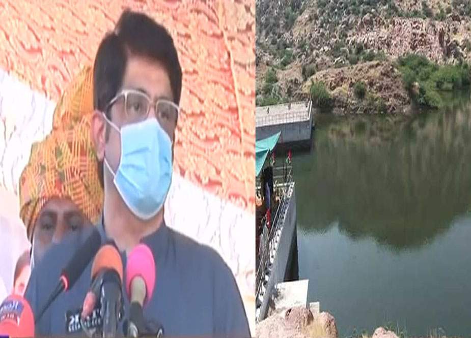 وزیراعلیٰ سندھ مراد علی شاہ نے تھرپارکر میں کالی داس ڈیم کا افتتاح کردیا