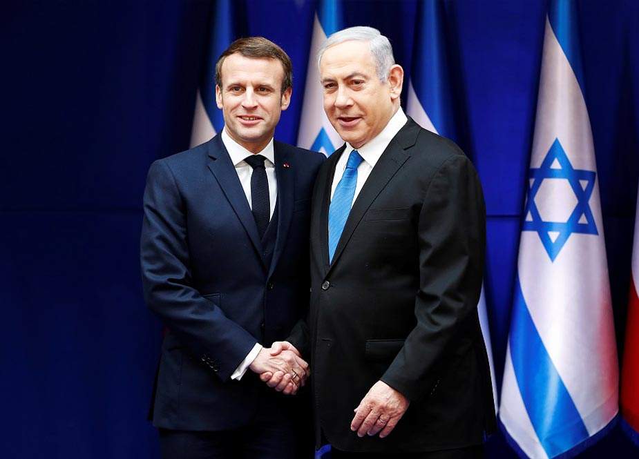 İsrail Fransaya etiraz edənlərə hücum etdi
