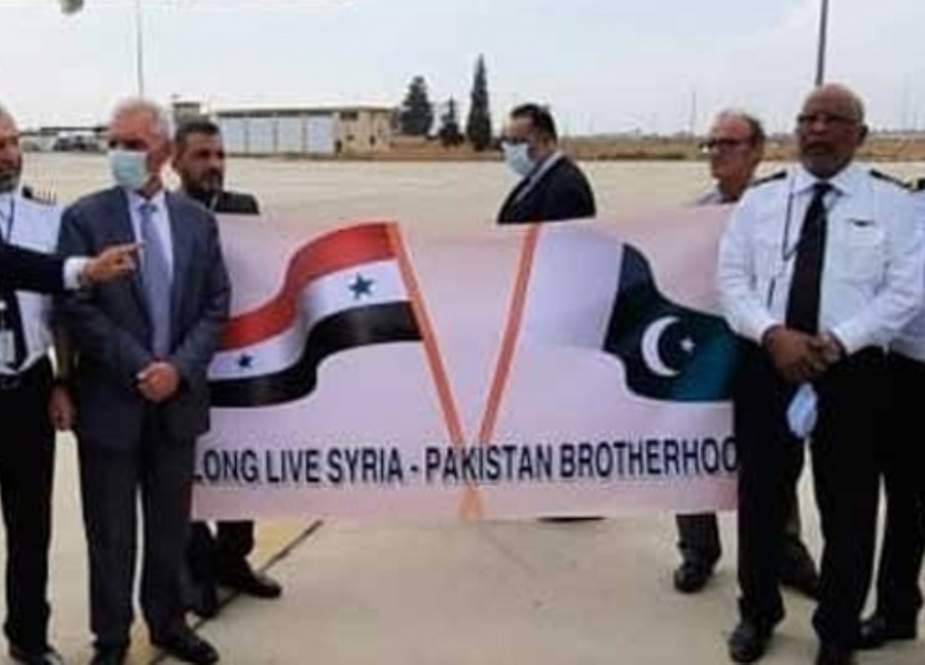 پاکستان کا شامی بھائیوں کیلئے امدادی سامان کا تحفہ