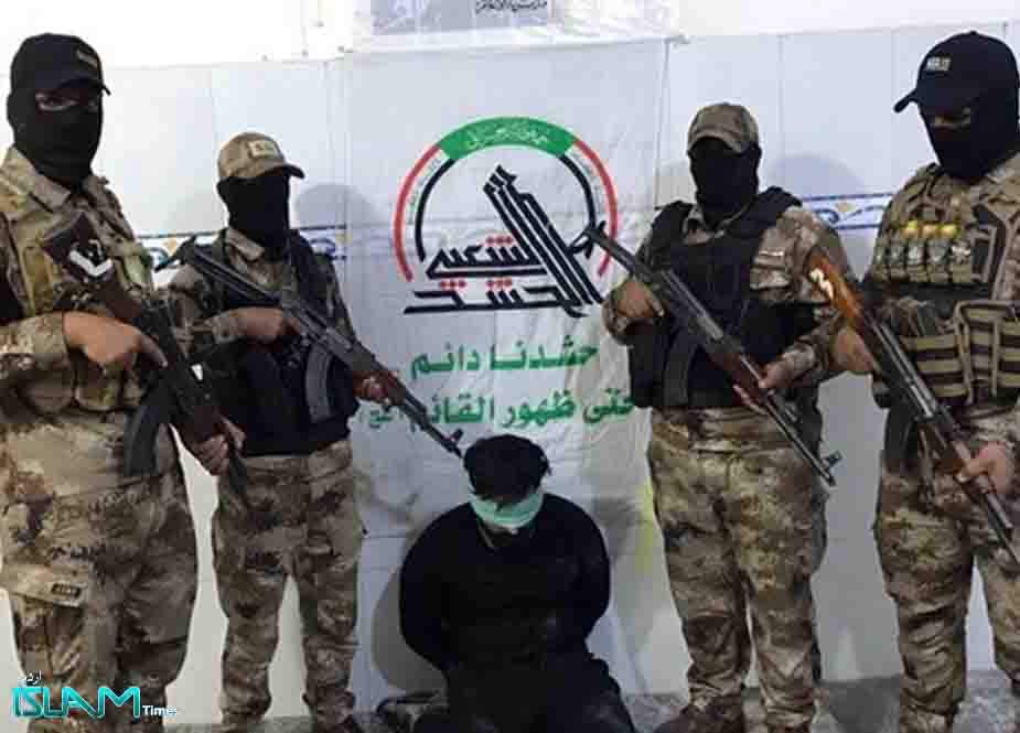 نجف اشرف، حشد الشعبی کے ہاتھوں اہم داعشی کمانڈر گرفتار