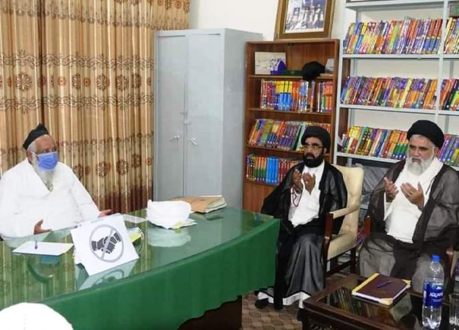 علامہ جواد نقوی کی جامعۃ المنتظر آمد، علامہ نیاز نقوی کی وفات پر اظہار تعزیت کیا