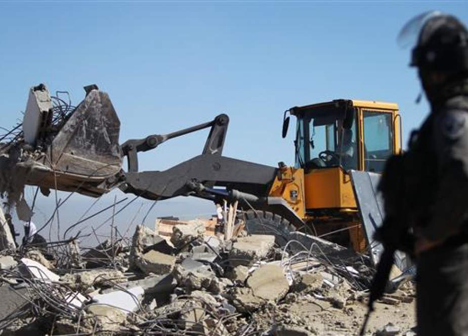 Israeli occupation authorities demolish Palestinian house in the West Bank.jpg