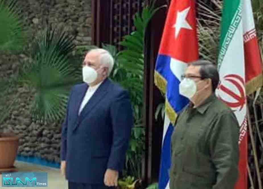 جواد ظریف کا دورۂ کیوبا، صدر ڈیازکانل اور وزیر خارجہ پریلا کیساتھ گفتگو