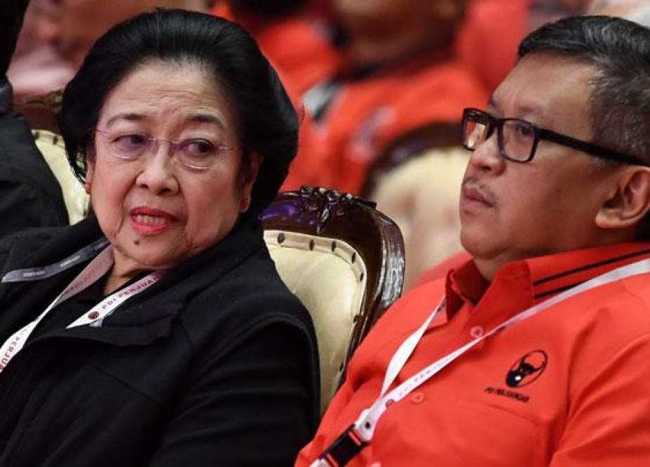 Megawati dalam Rakernas Januari (Tempo).