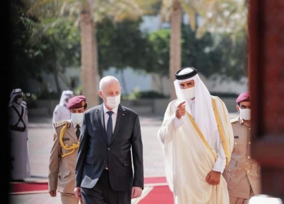 أمير قطر يستقبل الرئيس التونسي قيس سعيد