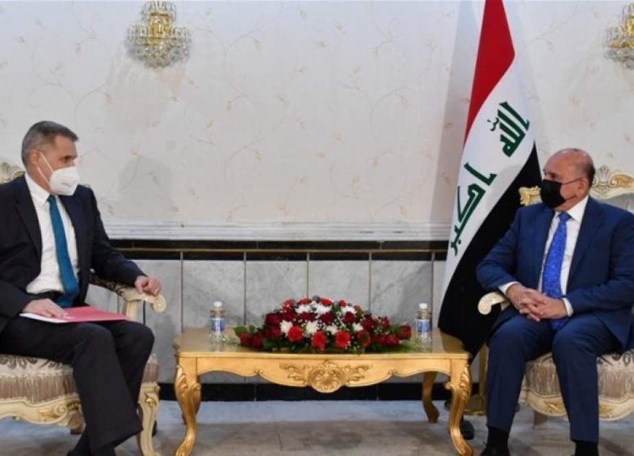 وزير الخارجية العراقي يلتقي السفير الأميركي