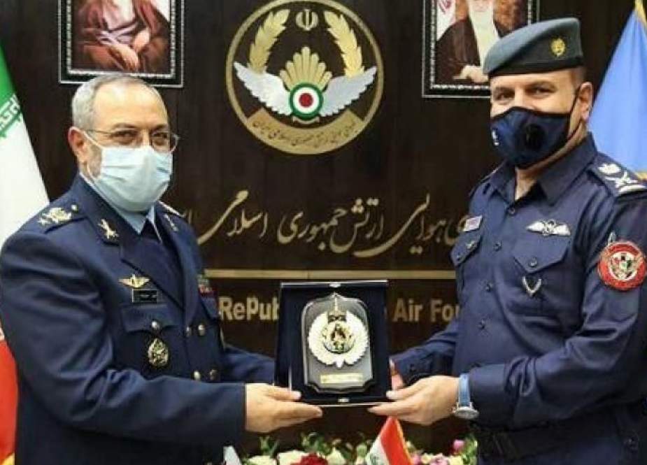 قائد سلاح الجو الإيراني یلتقی نظیره العراقی