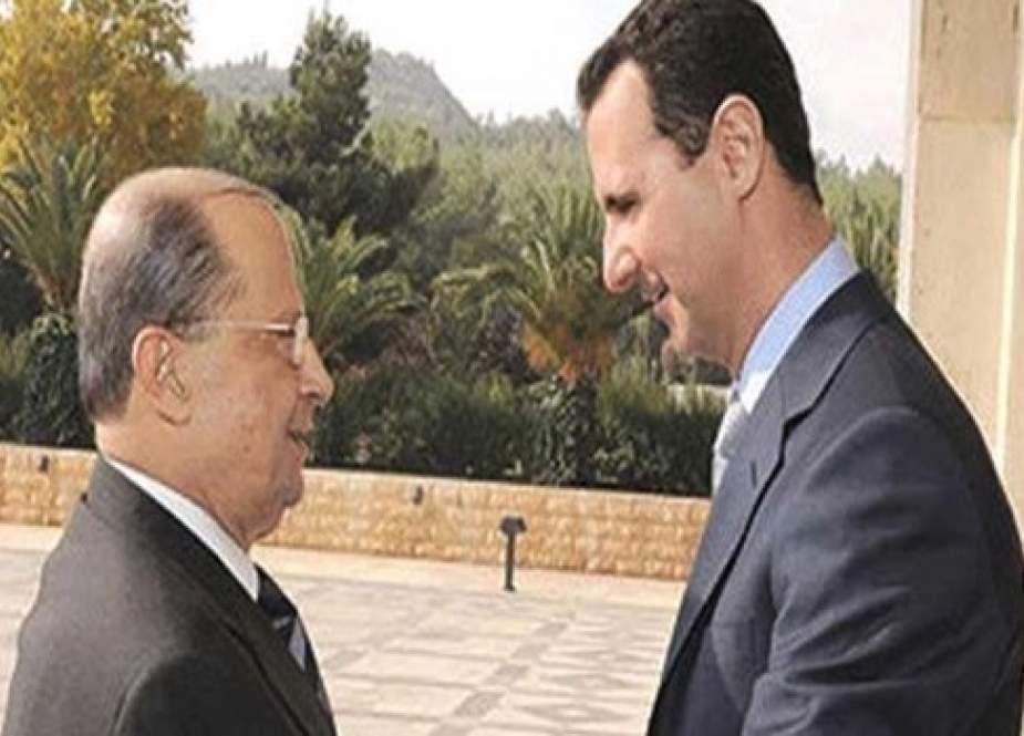 الأسد يهنئ ميشال عون باستقلال لبنان