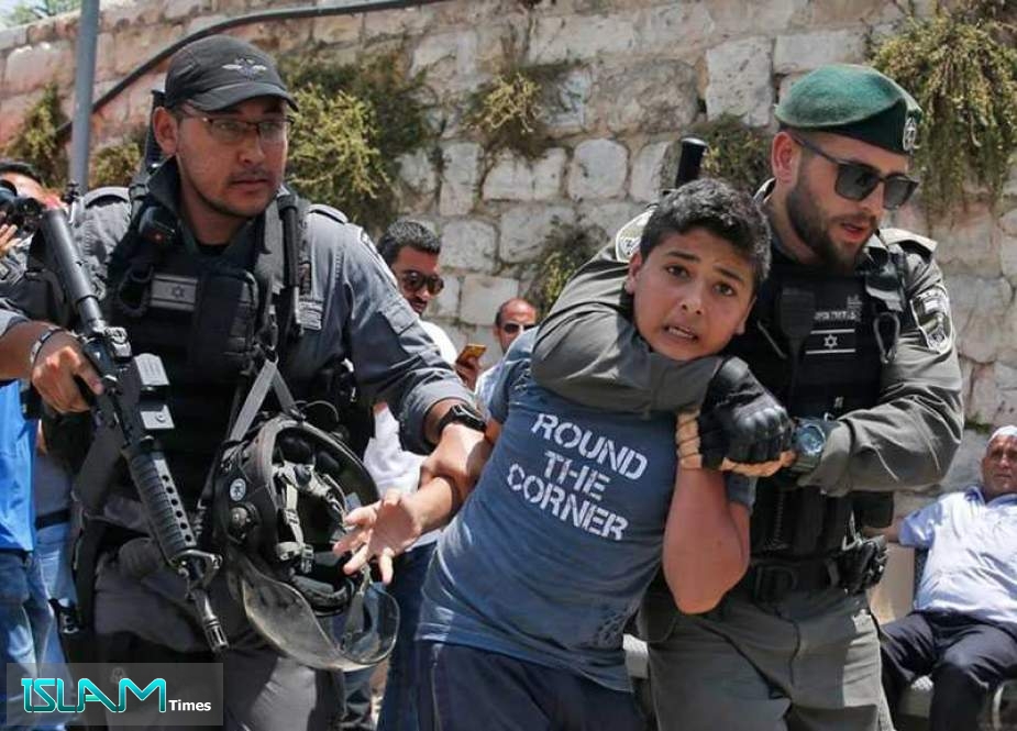 Rights Group: “Israel” Detain 400+ Palestinian Minors since January