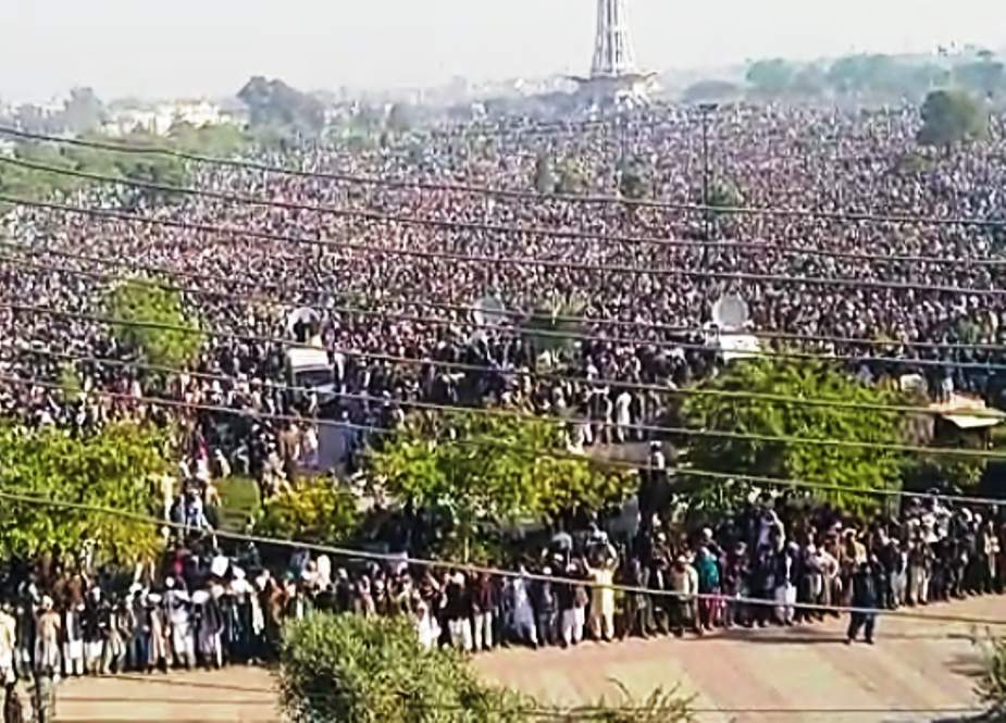 لاہور کی تاریخ کا سب سے بڑا جنازہ، لاکھوں لوگ موجود