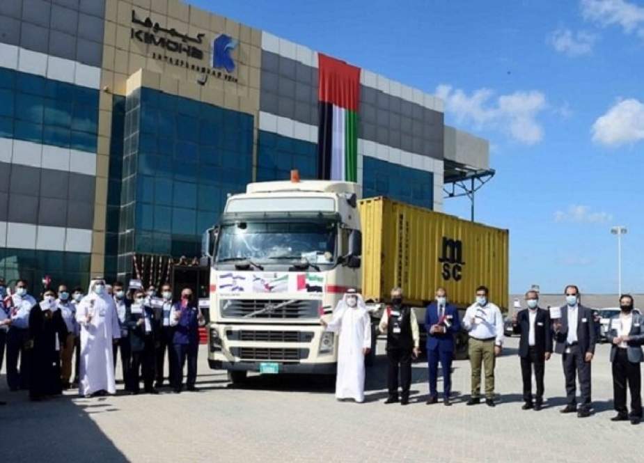 ميناء جبل علي الإماراتي يستقبل أول حاوية بضائع اسرائيلية