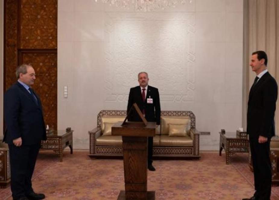 المقداد يؤدي اليمين أمام الرئيس السوري