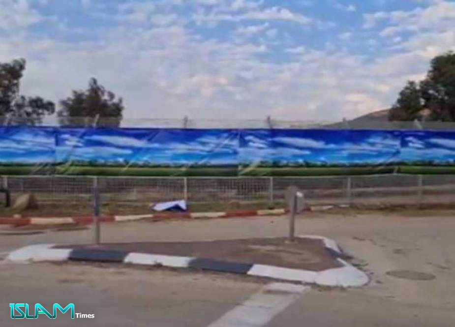 Terribly Tired, “Israeli” Army Hides under Cloth along Lebanese Border