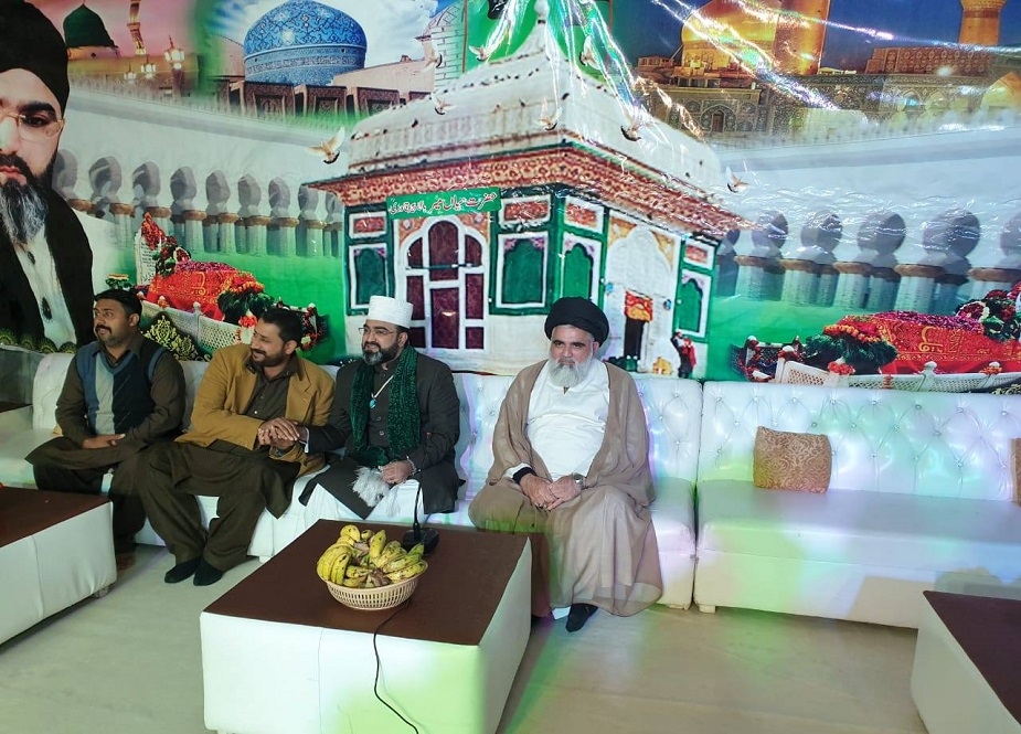 خانقاہ قادریہ لاہور، سیرت نبوی کانفرنس میں سید جواد نقوی کی شرکت کی تصاویر