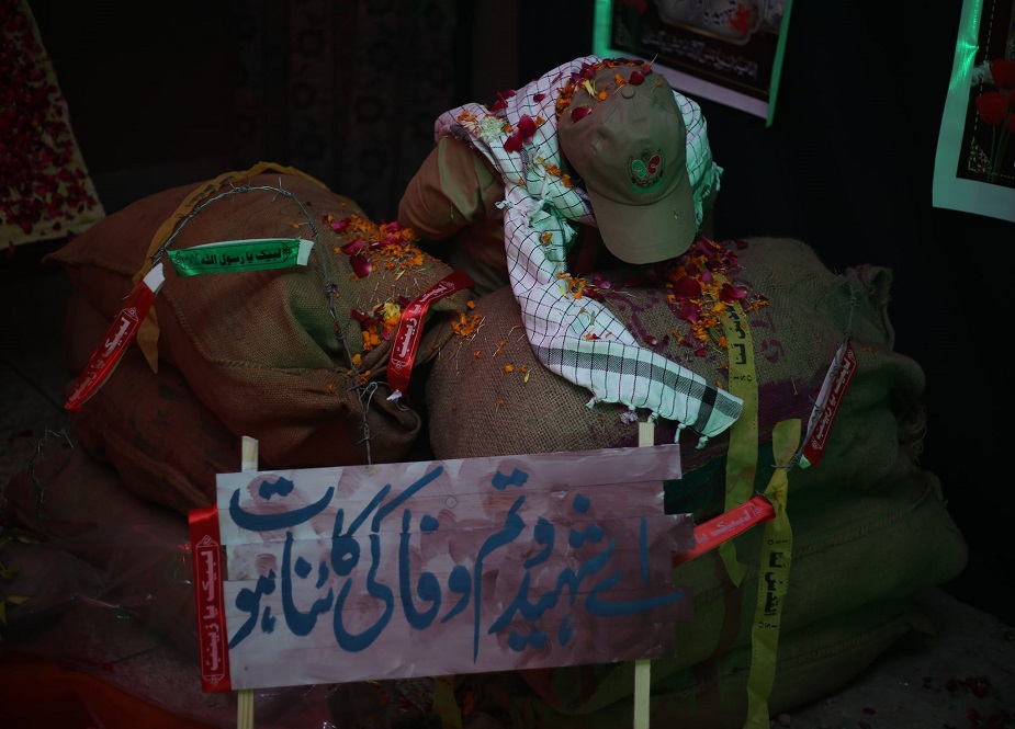 لاہور، شب شہدا کے موقع پر شہدا کی یاد میں نمائش کی تصاویر
