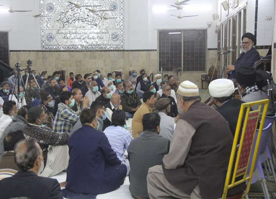 کراچی کے اسلامک رسرچ سینٹر میں علامہ کلب صادق کیلئے مجلس ترحیم، علامہ حسن ظفر نقوی کا خطاب