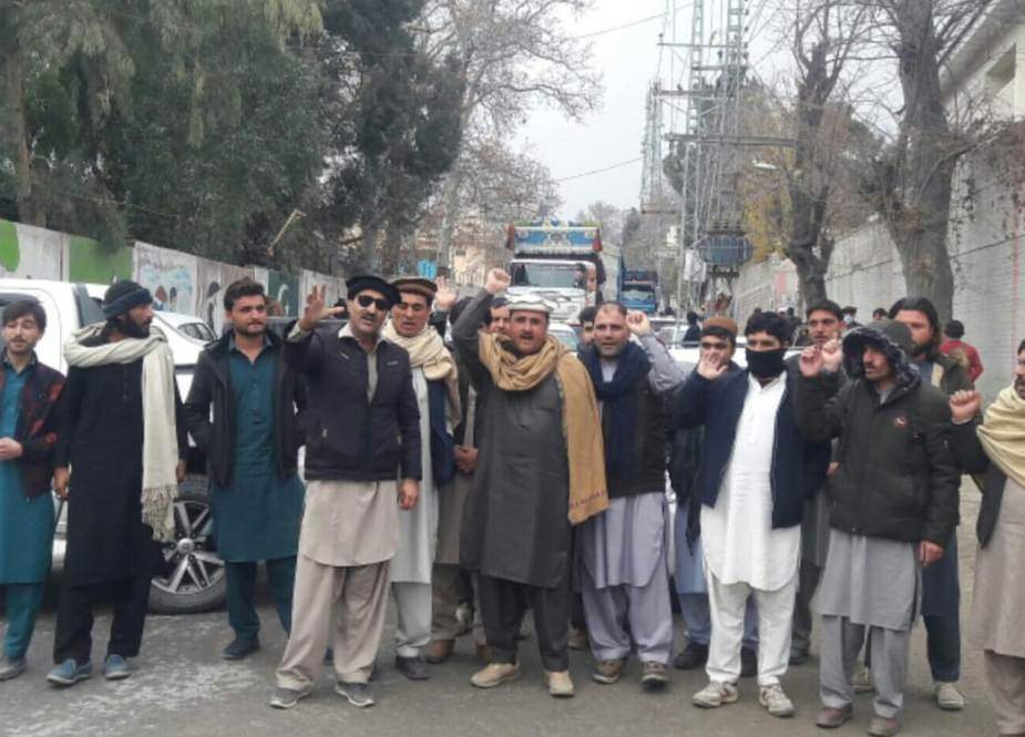 ضلع کرم کی تاجر برادری کا افغان بارڈر پر نئے قوانین کے نفاذ کیخلاف احتجاج