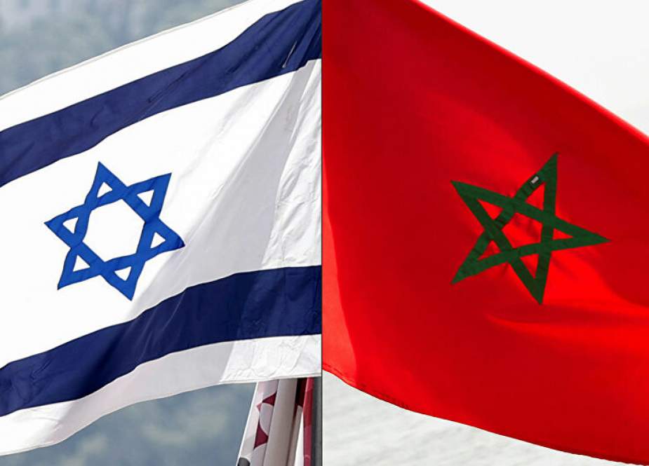 Zionist Israeli and Moroccan Flags.jpg