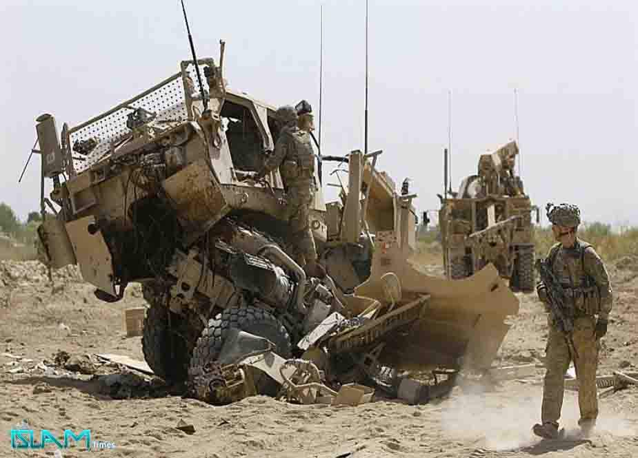 عراق، 2 امریکی فوجی قافلوں پر بم حملے، متعدد گاڑیاں تباہ