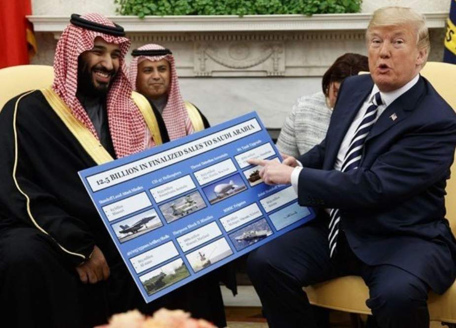 امریکا کی سعودی عرب کو 290 ارب ڈالر کے جنگی ہتھیار فروخت کرنیکی منظوری