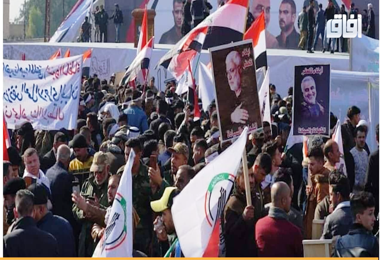 شہید کمانڈرز کی پہلی برسی کے موقع پر عراق میں ملین مارچ