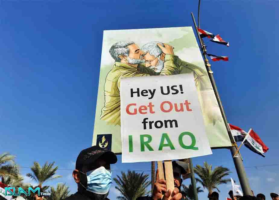 شہید کمانڈرز کی پہلی برسی کے موقع پر عراق میں ملین مارچ