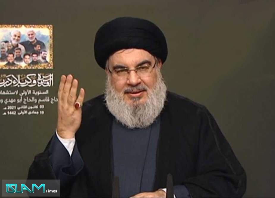 Sayyed Nasrallah: Assassinating Soleimani, Al-Muhandis Set the US Troops on the Track of Being Expelled from the Region