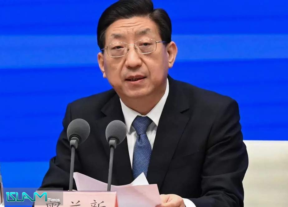 Chinese Deputy Head of the National Health Commission Zeng Yixin,.