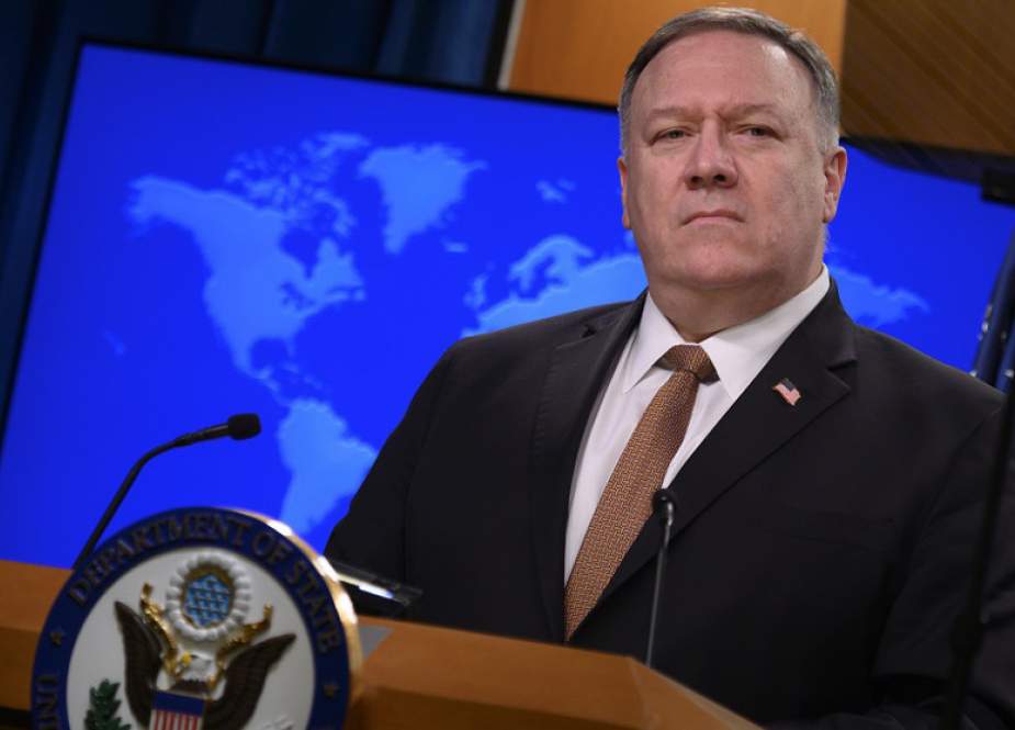 US Secretary of State Mike Pompeo speaks at the State Department in Washington.jpg