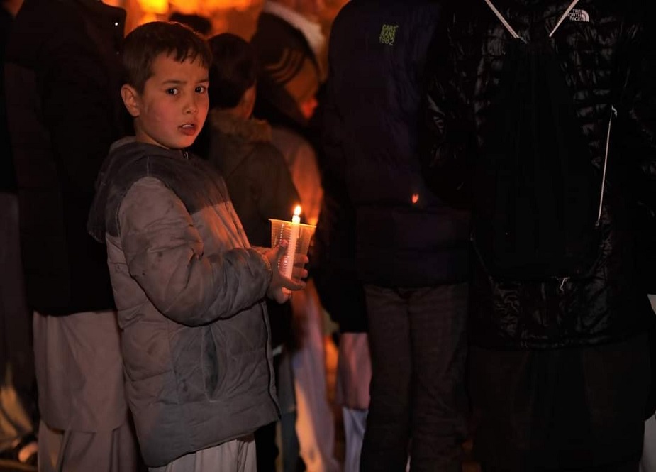 کوئٹہ، شہدا کی یاد میں شمعوں کے جلوس کی تصاویر